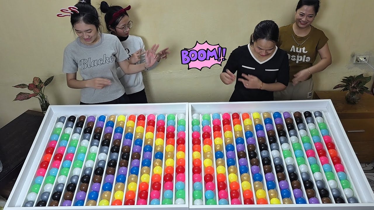 🔥 Who Sorts Faster? Color Ball Battle with ASMR Sounds! | Relaxing Yet Intense