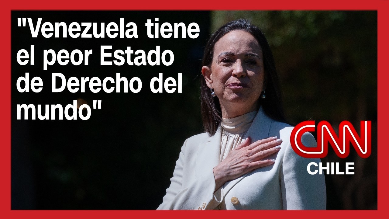 María Corina Machado en Chile: 