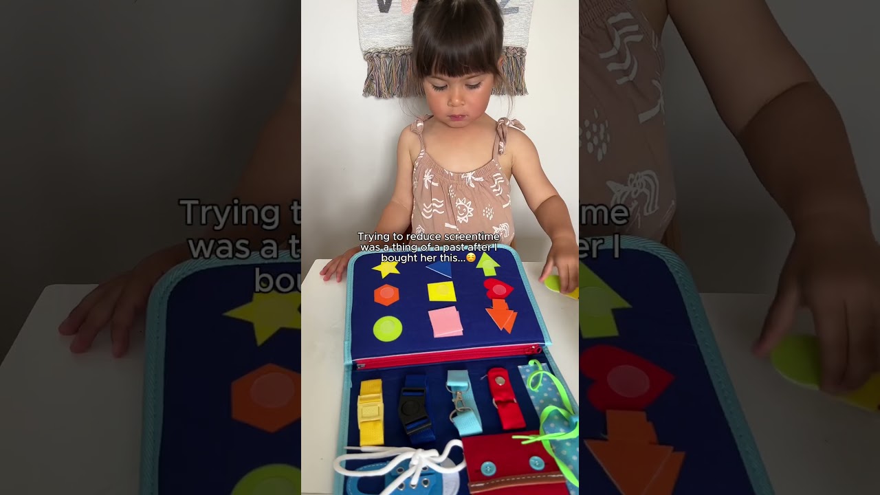 Montessori Busy Board | Screen-Free Alternative To Keep Toddlers Busy & Learning