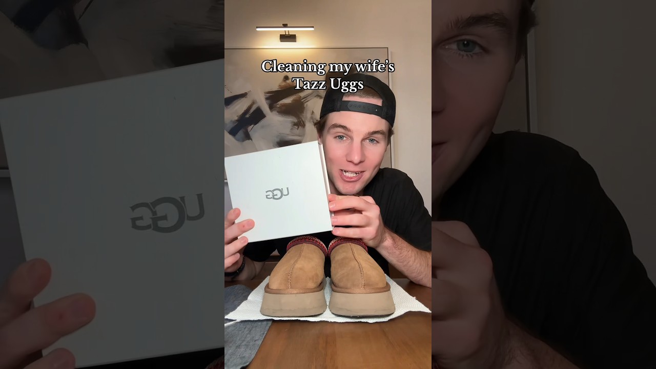 Чистка тапочек Tazz Ugg моей жены 