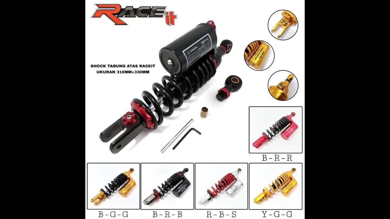 SHOCK BREAKER TABUNG RACE IT MODEL G SPORT BUAT MOTOR MATIC