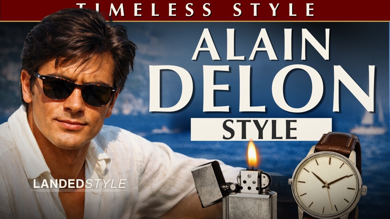 Alain Delon Style | The Most Handsome Man in Cinema