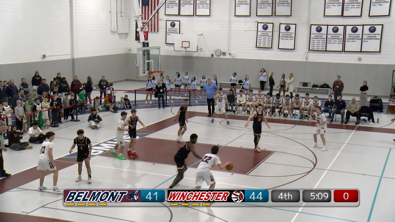 Belmont HS Boys Varsity Basketball: Marauders vs Winchester Red & Black, 01/16/26