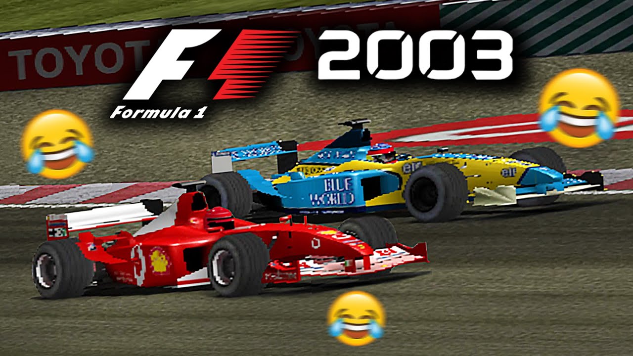 Playing F1 2003 but it's 20 YEARS LATER
