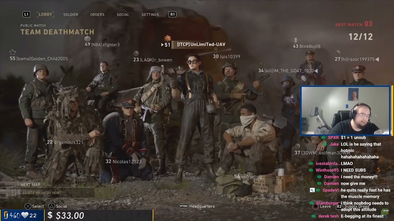 Noob Dog Reacts To WingsOfRedemption Begging And Bad CoD Gameplay