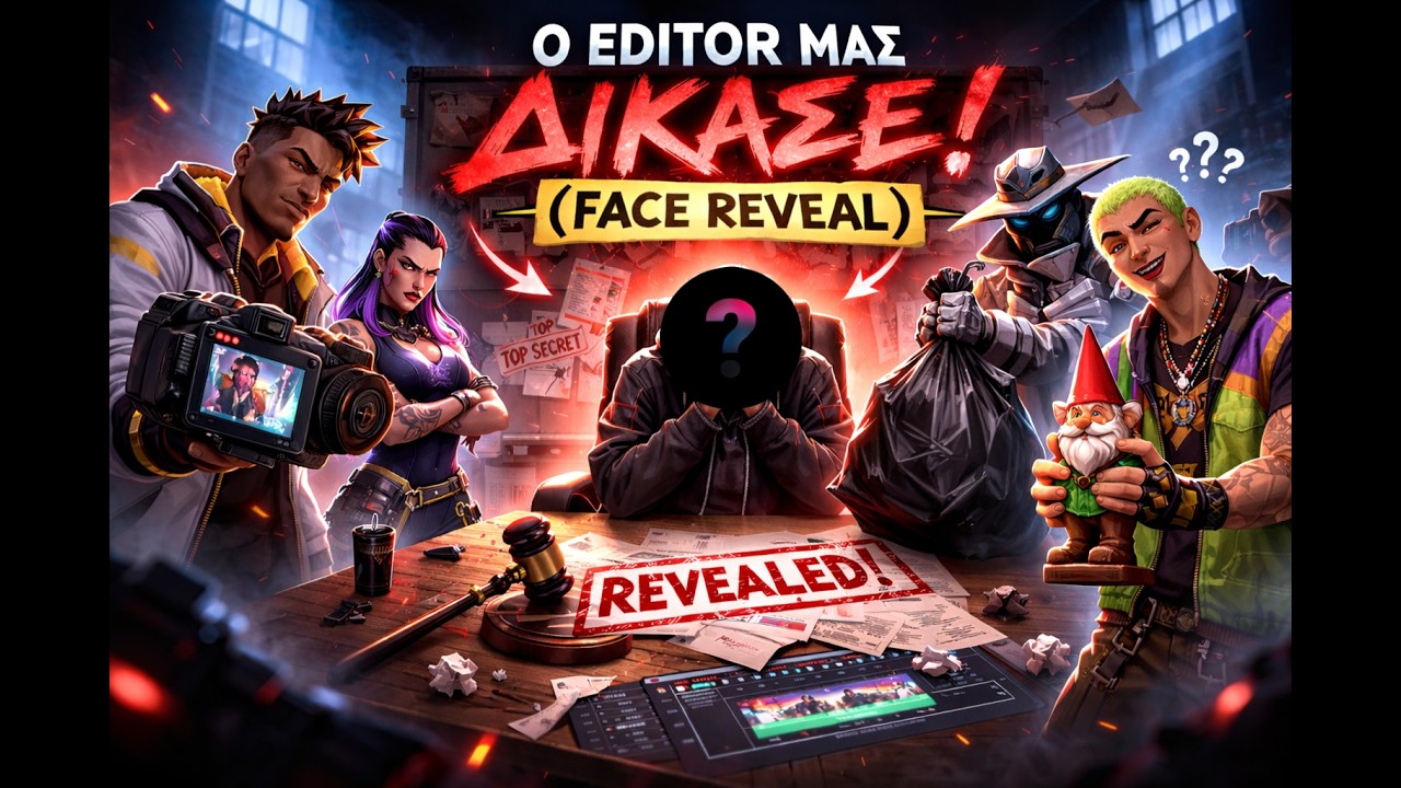 O editor μας δίκασε (Face Reveal)