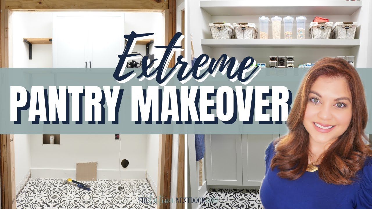 EXTREME PANTRY MAKEOVER  | ORGANIZE & LABEL YOUR PANTRY WITH CRICUT