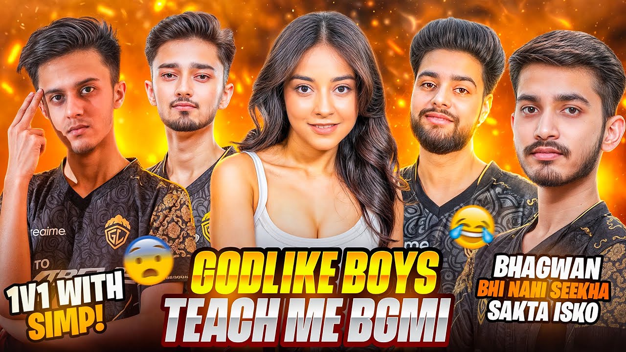 @GodLike Esports BOYS TEACH ME TO PLAY BGMI ( EPIC FAILURE)🤣