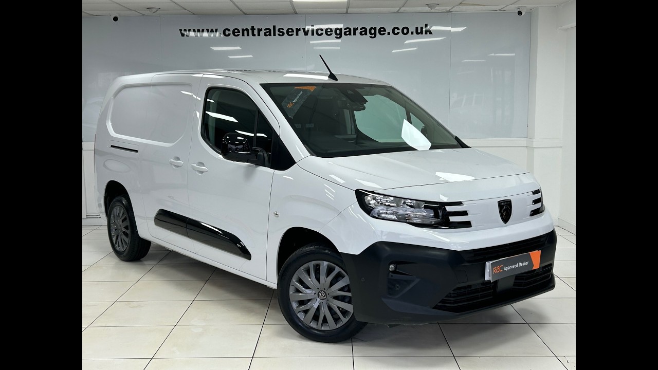2024/24 Peugeot Partner 1.5 BlueHDi 950 Asphalt Long Panel Van LWB Euro 6 (s/s) 6dr