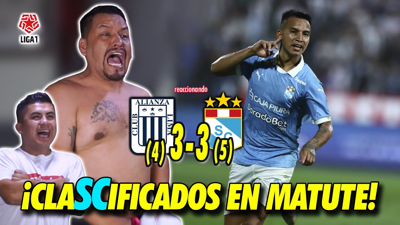 Alianza Lima (4)3 - 3(5) Sporting Cristal | REACCIÓN de AMIGOS | Play-Off VUELTA | #Liga1