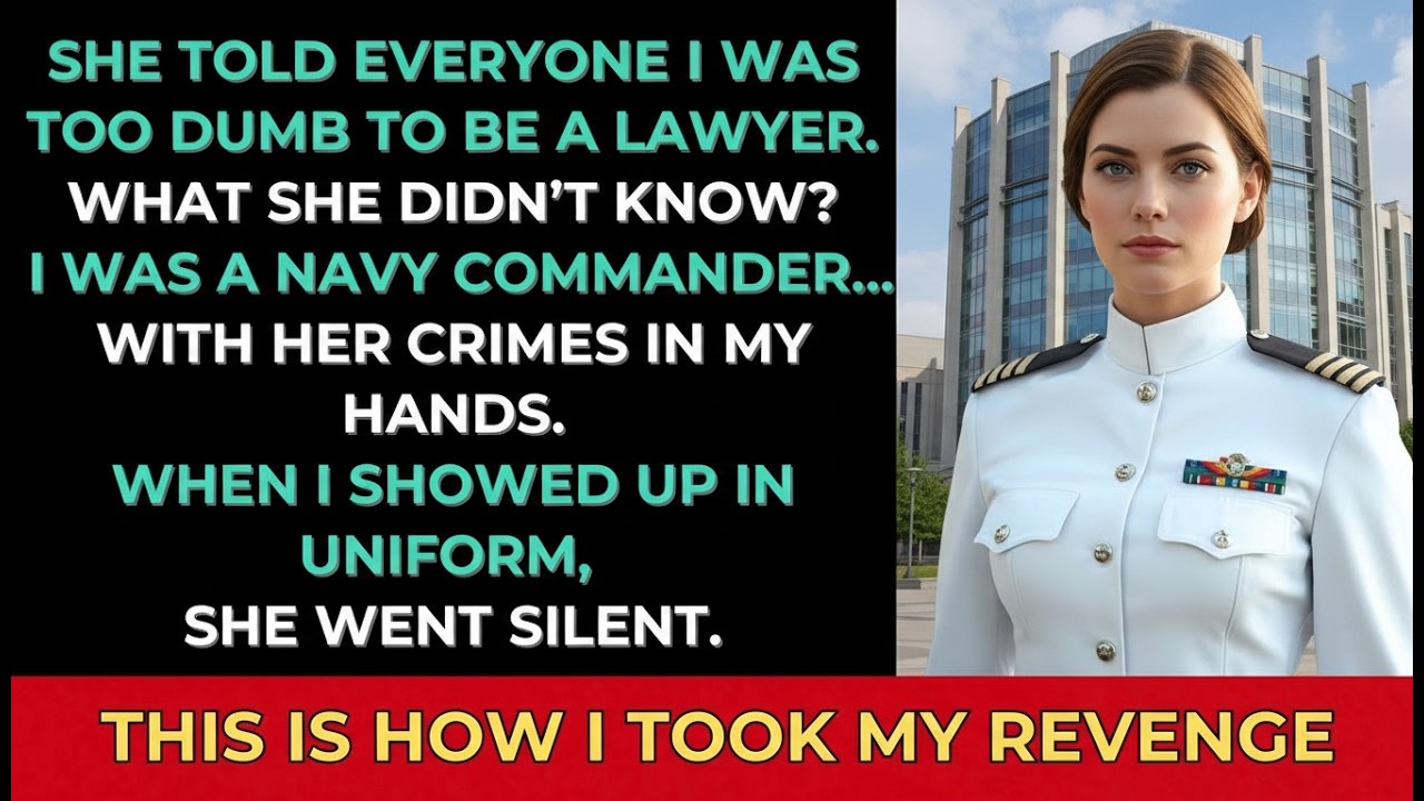 My Sister Mocked: “You’re Too Dumb For Law School” — I Walked In As A Navy Commander