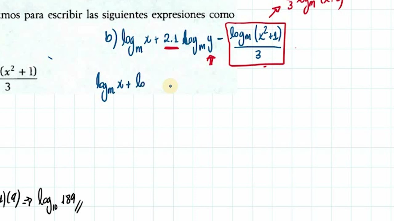 SIMPLIFICACIÓN DE LOGARITMOS | ALGEBRA| MATEMÁTICAS FINANCIERAS | EXPLICACIÓN