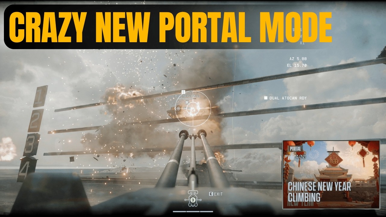 Chinese New Year Climbing in Battlefield 6 is CRAZY! #battlefield #battlefield6 #gameplay