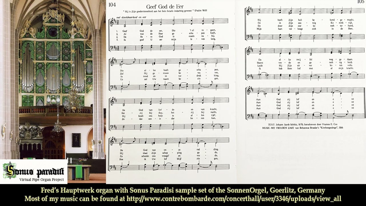 Geef God de Eer (Psalm 99 vers3), Wereldwijde Gemeente van God