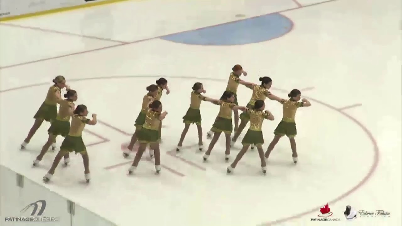 Championnats Régionaux de patinage synchronisé 2019 - équipe Pré-juvénile illusion 2e skate
