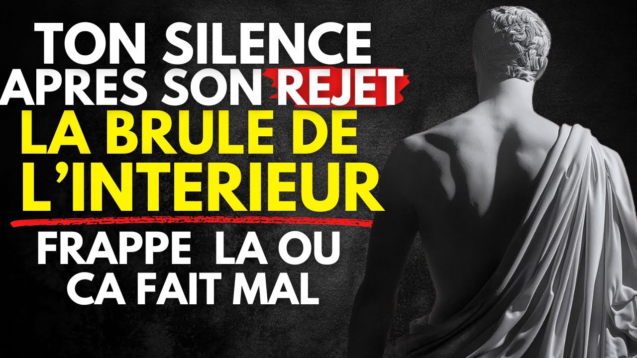 Votre silence après son rejet le tue  ! La psychologie de l'humaine dévoilée !