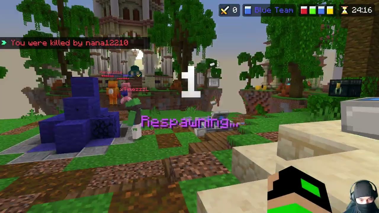 hari/day 214: minecraft bedrock bedwars