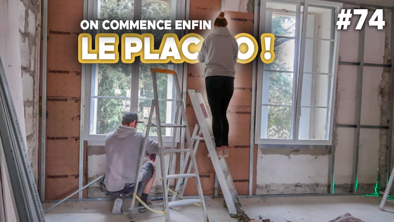 ON COMMENCE ENFIN LE PLACO !!!!! vlog r&eacute;novation #74 | tribulationsdanais