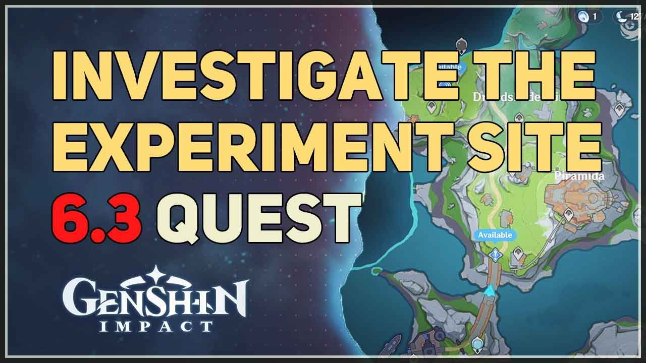 Investigate the experiment site Genshin Impact 6.3