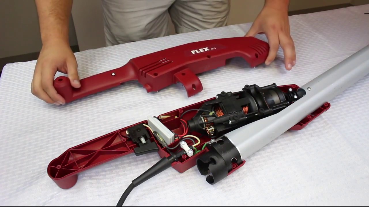 Change Carbon Brushes on a FLEX Giraffe Sander in Less Than 5 Minutes