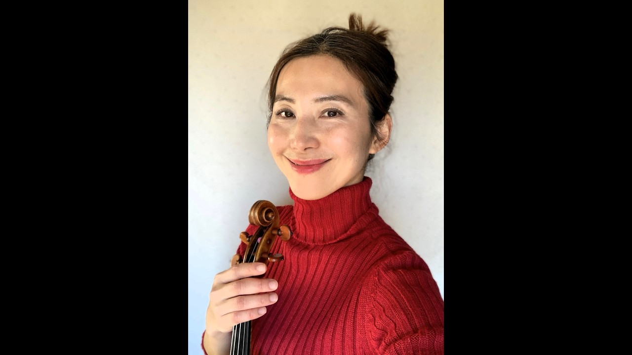 Violinist Mitose Shimo🎻 rehearses Ysaÿe Violin Sonata 6　ヴァイオリニスト志茂美都世🎻イザイソナタ６番