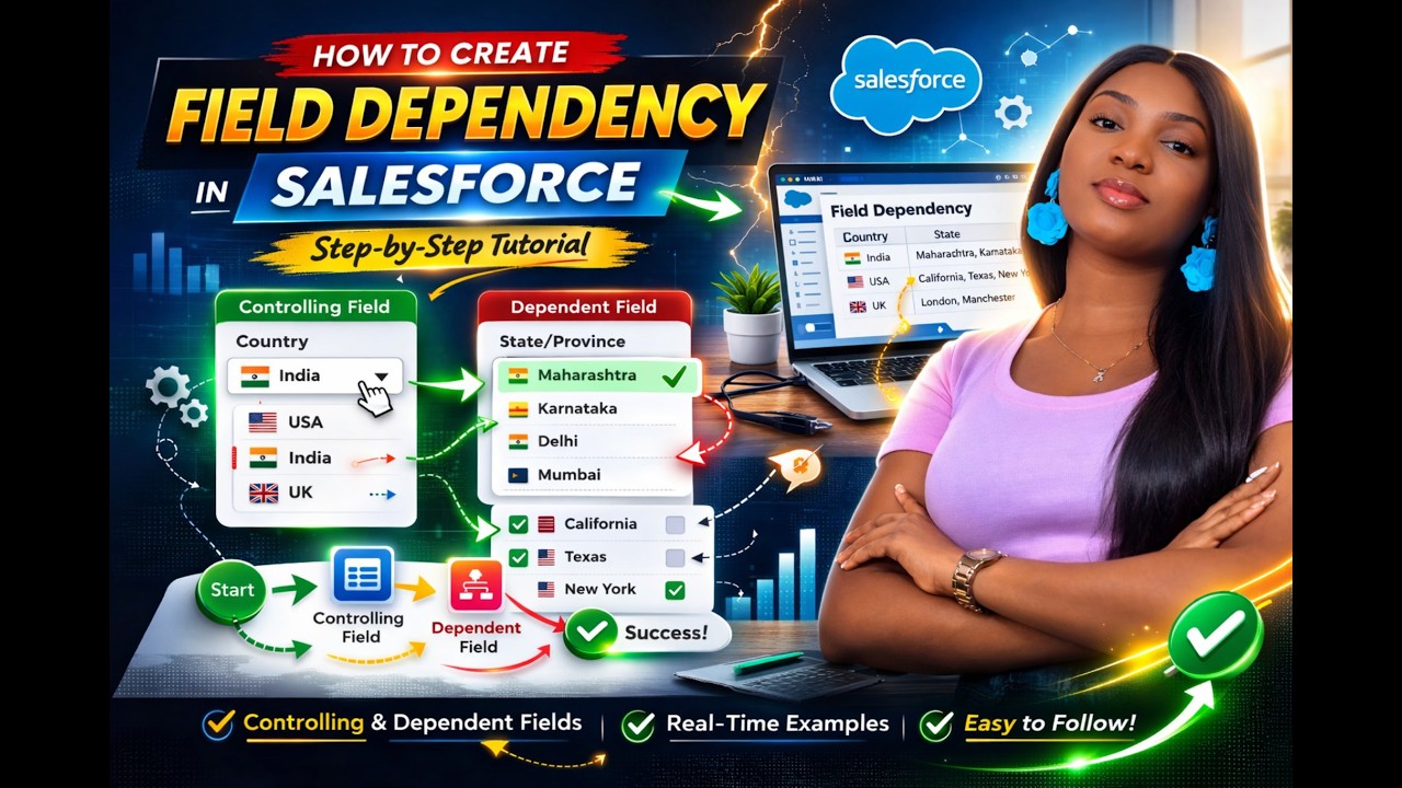 Create Field Dependency in Salesforce in Minutes || Beginner Friendly