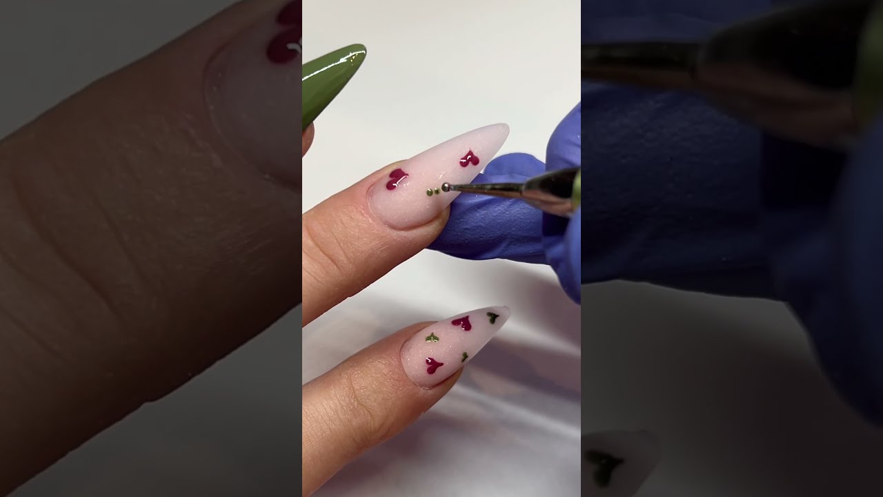 Subtle Vintage Valentines Nail Design by 