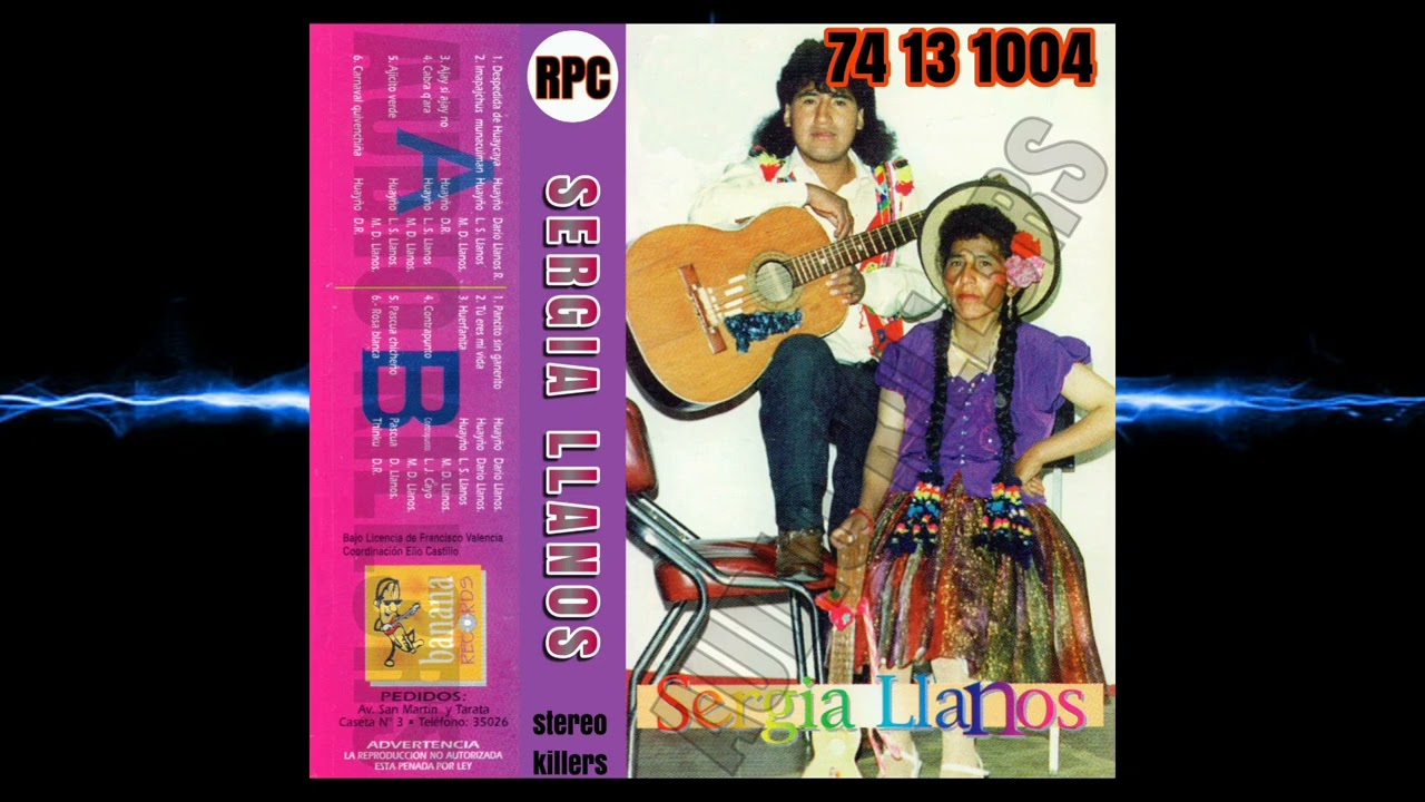 🇧🇴🇧🇴 SERGIA LLANOS  DEL AÑO 1995 MATERIAL VERSIÓN ORIGINAL CD ▶️
