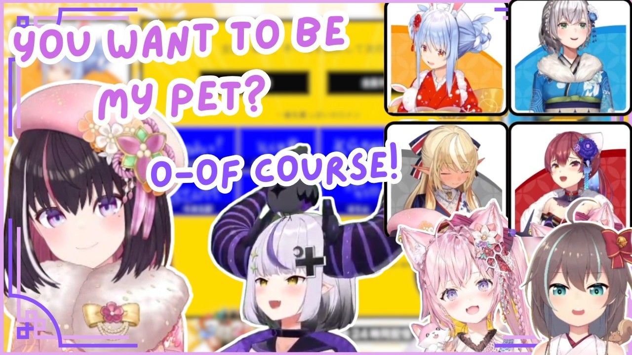 Laplus Goes DOWN BAD to Be AZKi’S PET! But Keeps TEASING Pekora! 💀😭 | Hololive Clip