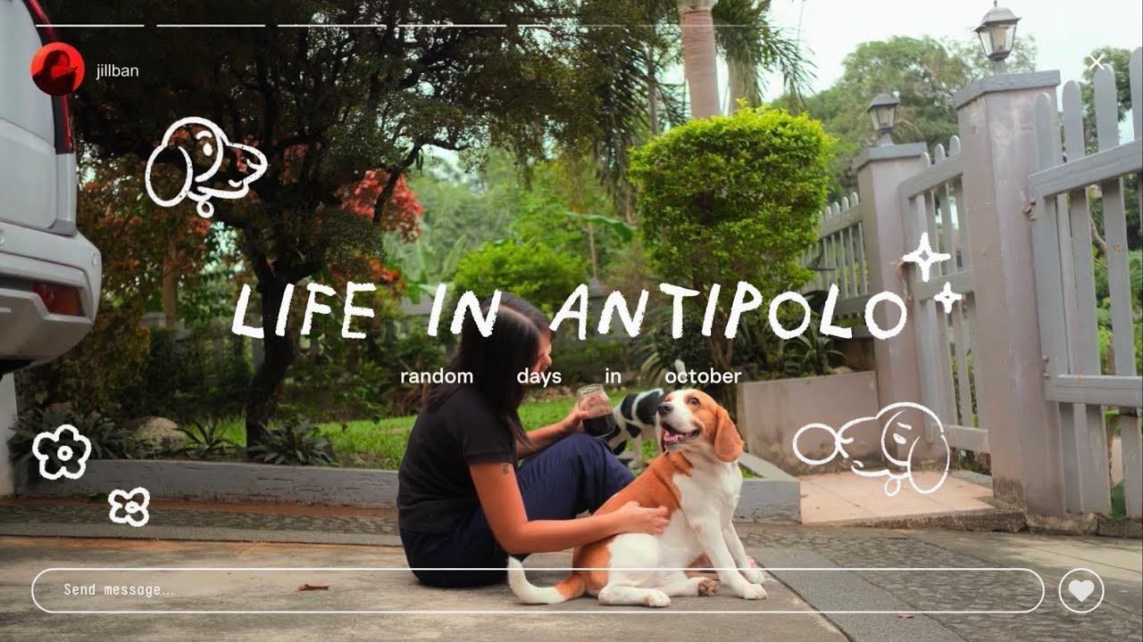 cozy life in antipolo 🌷 my dog's pov with insta360 go 3s, shinchan haul, mundane days