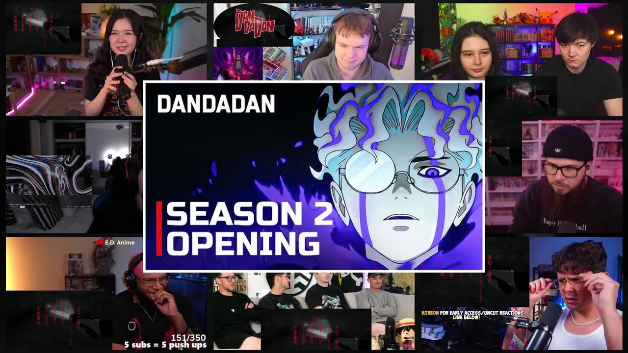 DAN DA DAN Season 2 Opening | Reaction Mashup [On The Way] by AiNA  (オープニングシーズン2ダダン)