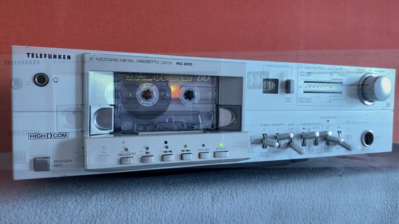 Telefunken RC200 обзор кассетной деки