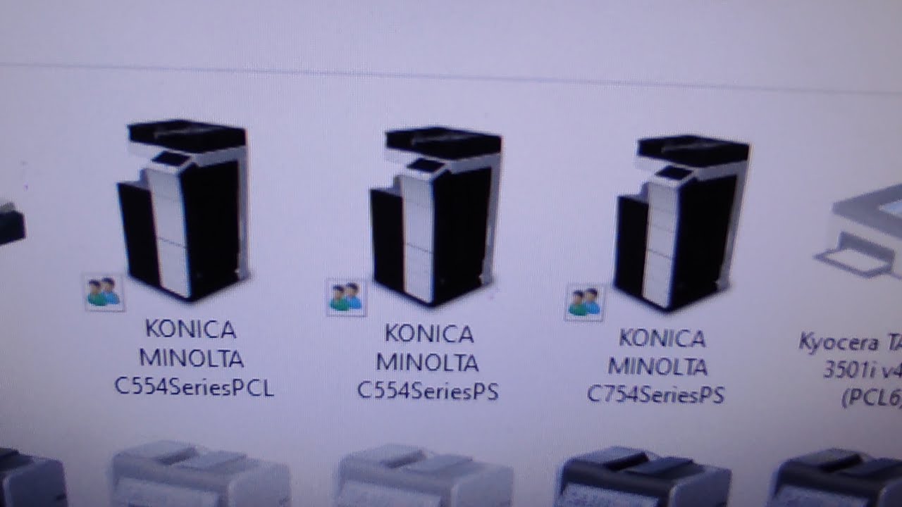 Como instalar o driver de impressão da konica minolta c224 c368