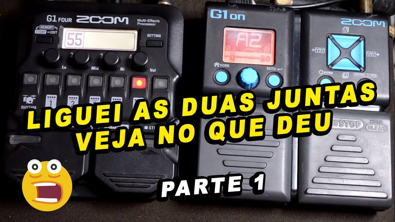 ZOOM G1ON + G1 FOUR -  Ligadas Juntas - Fica Bom? Como Fazer Isso? PARTE 1