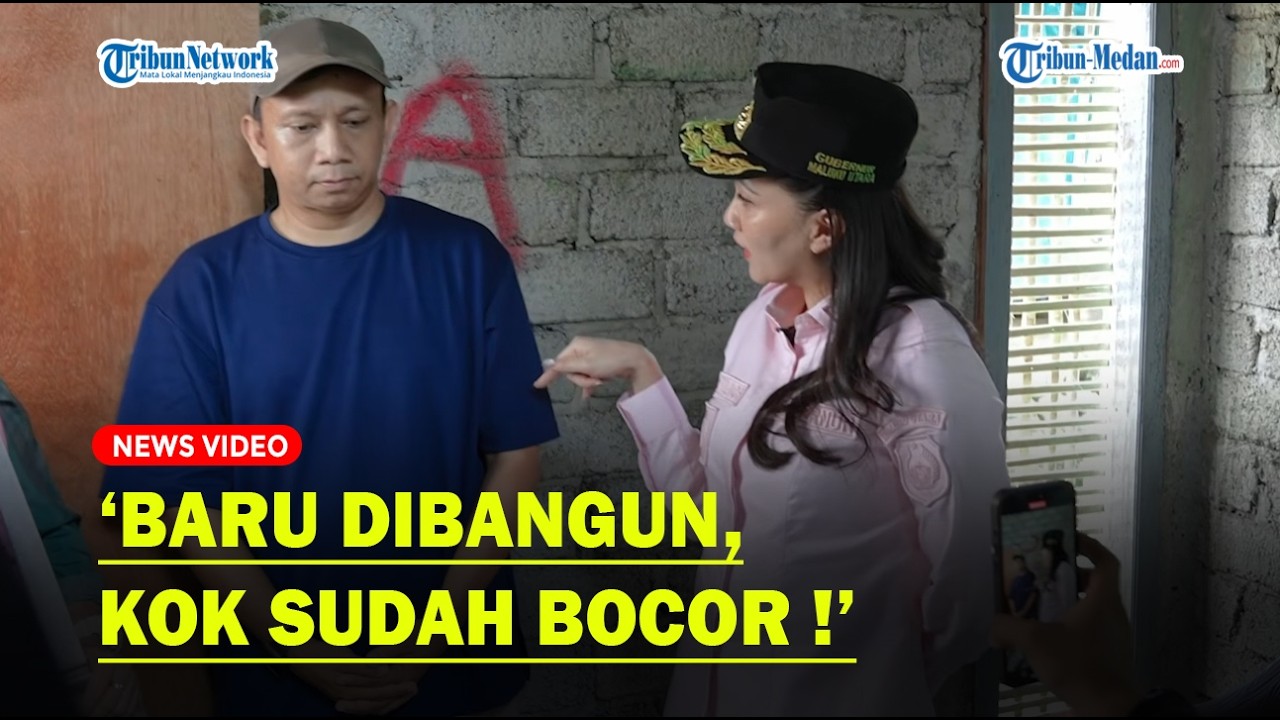 Gubernur Sherly Marah: Rumah Baru kok Sudah Bocor❗