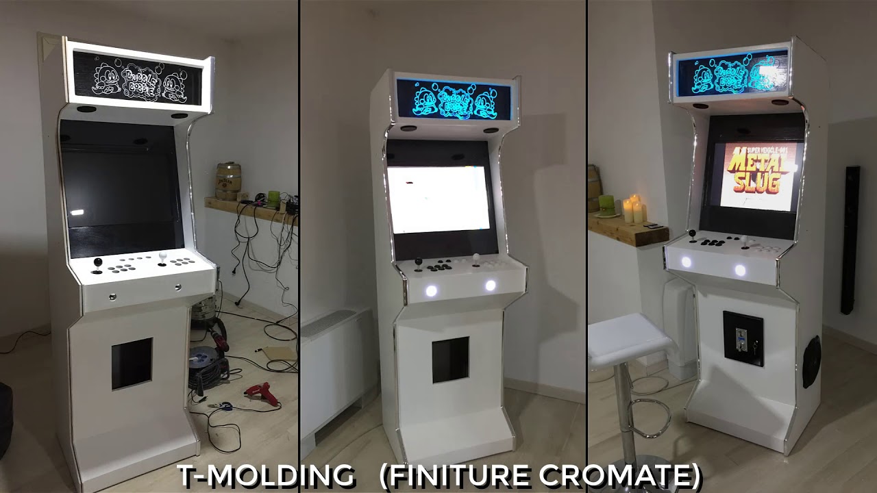 COME COSTRUIRE UN CABINATO ARCADE - VIDEOGIOCO ANNI 80 - RETROPIE