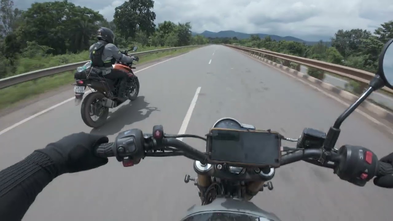 An unprepared CRASH TEST on Triumph Scrambler 400X
