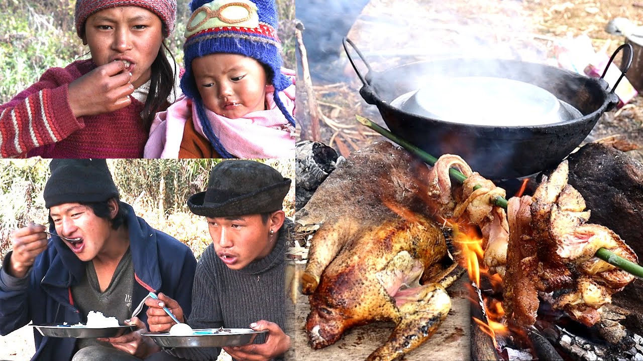 Local Chicken & Rice || Young Couples with their New Plan in the jungle ||