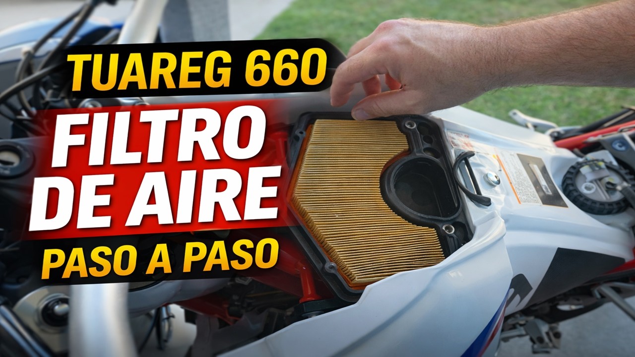 👉 Filtro de Aire Tuareg 660 | Limpieza o Cambio