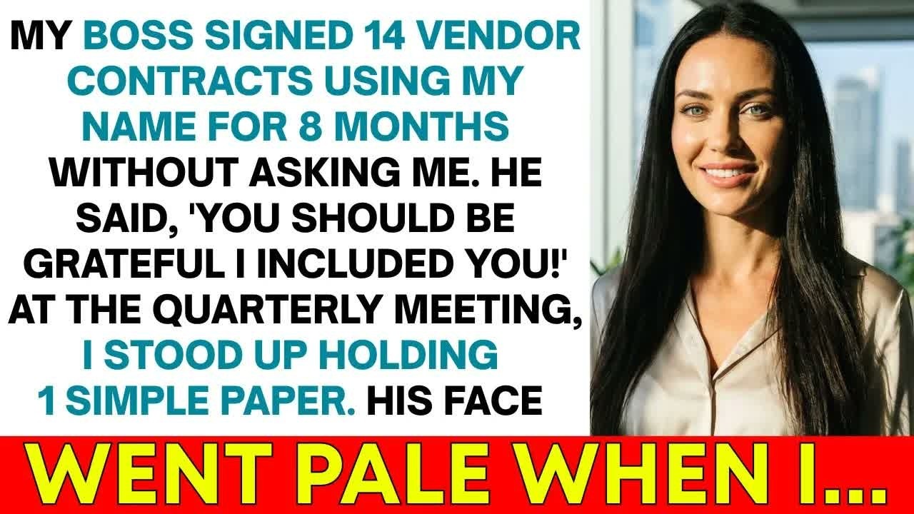 My Boss Approved $3M Contract With Fake Signatures For 8 Months  I Smiled And Said Nothing