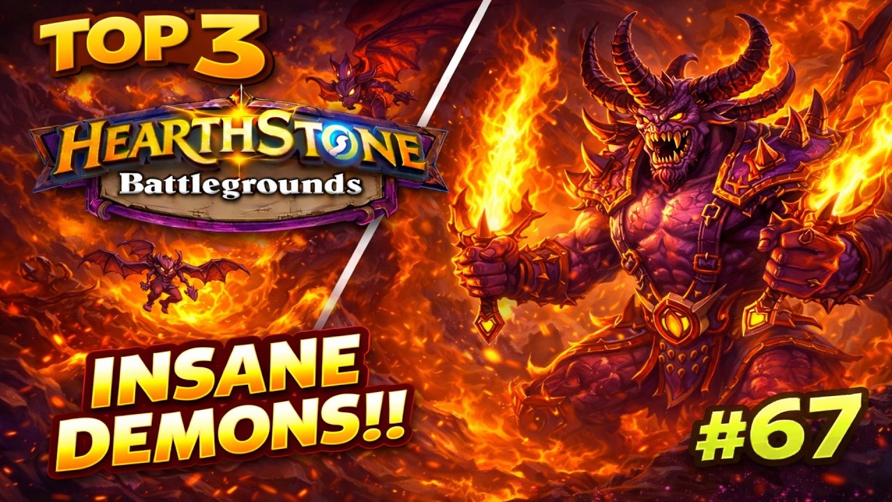 INSANE Demon Scaling 😈 | 3rd Place | Battlegrounds #67