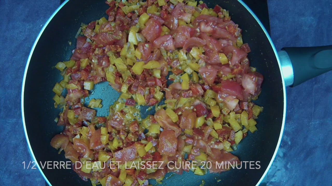 Fricass&eacute;e de poisson au curcuma