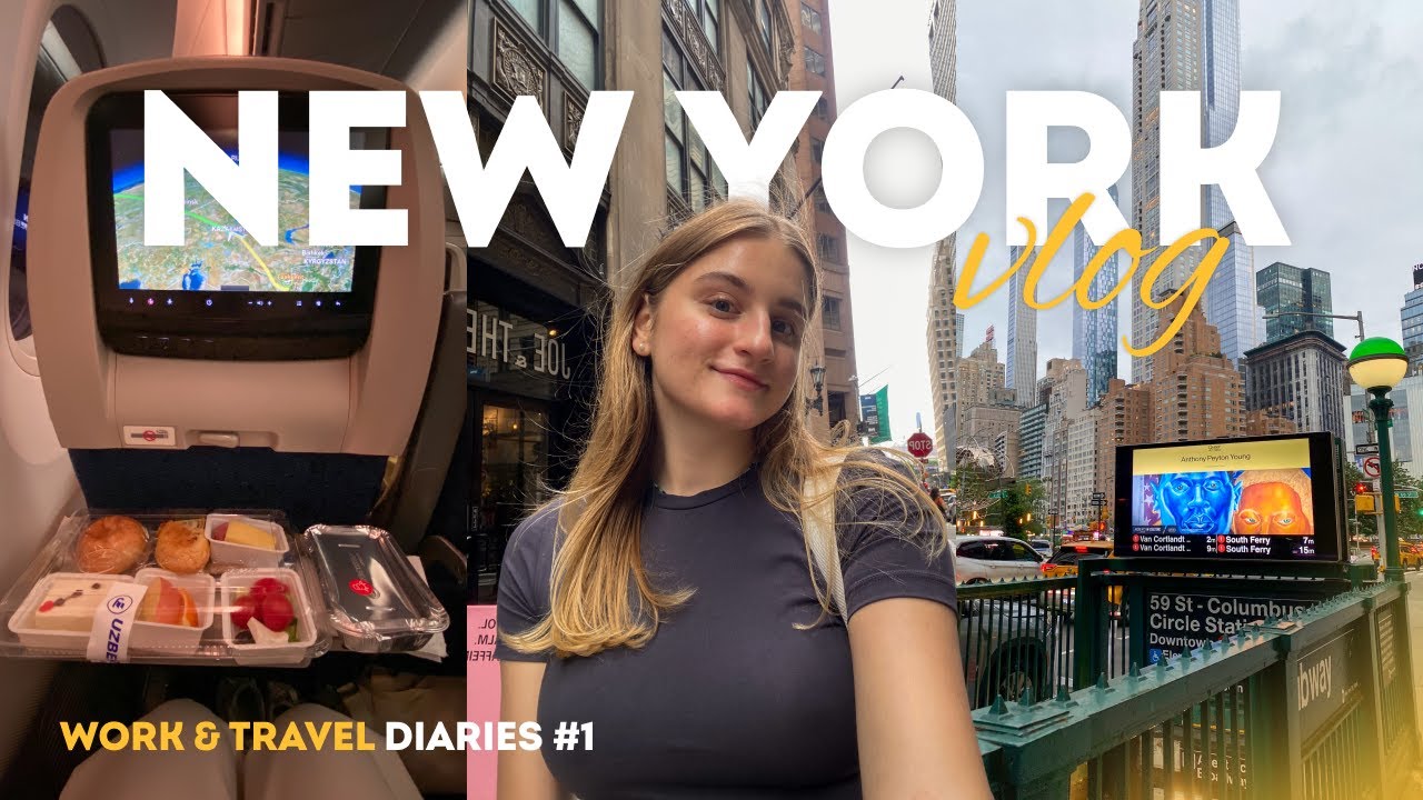 NEW YORK vlog // улетела в США по программе Work & Travel 2025