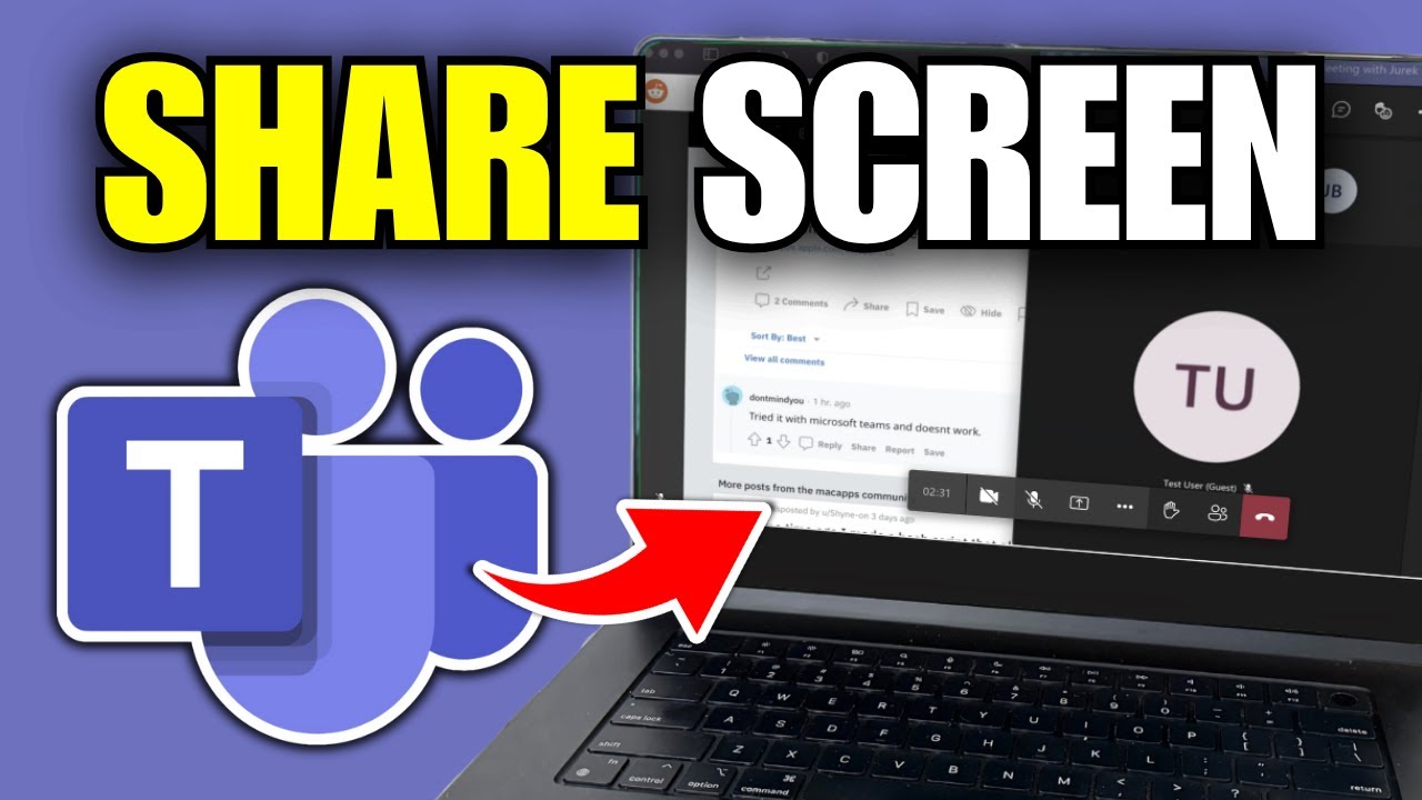 How To Share Screen In Microsoft Teams (PC & Laptop)