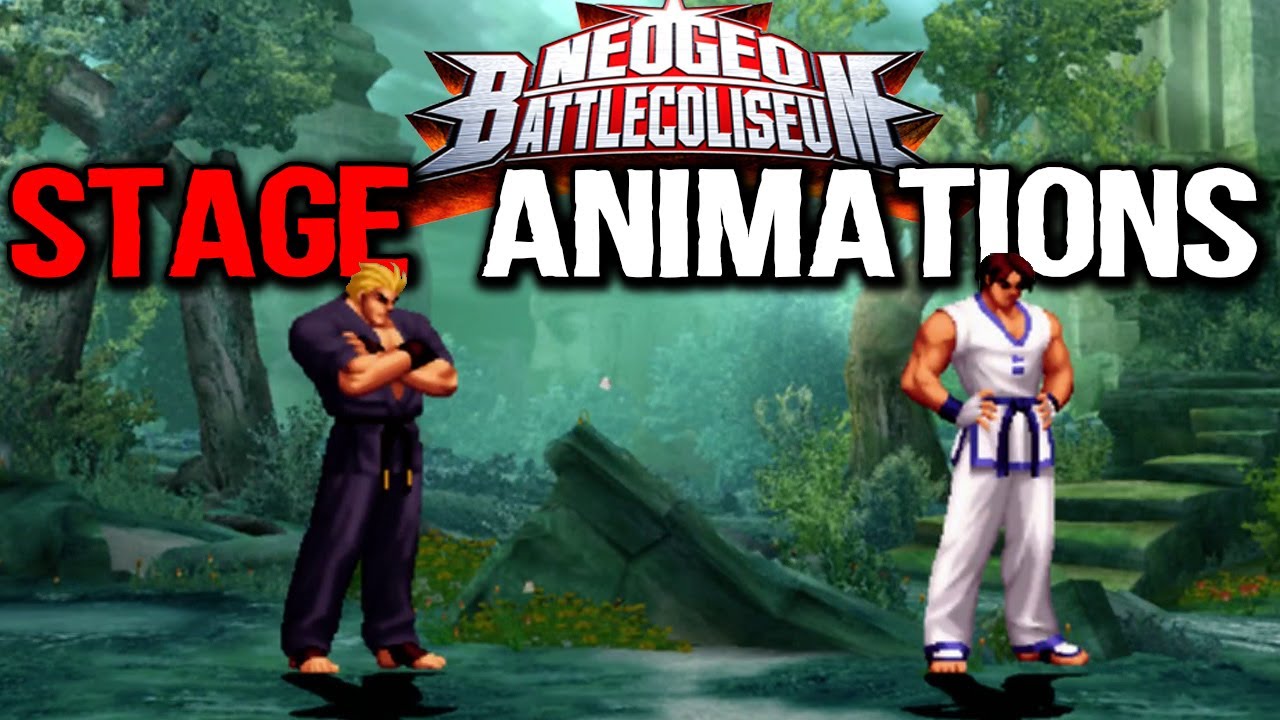 NEOGEO Battle Coliseum All Stage Background Animations XBox360 Version