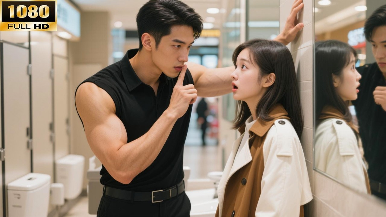 卧底警察躲进女厕所，竟意外撞上让自己心动的女孩！❤️ #甜宠 #cdrama #霸道总裁 #灰姑娘 #爱情 #OverbearingCEO