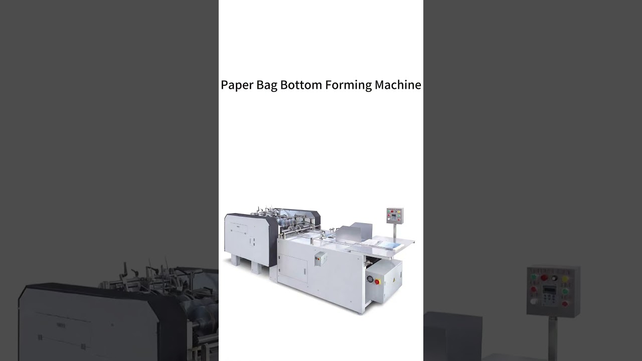 sheet feeding paper bag machine