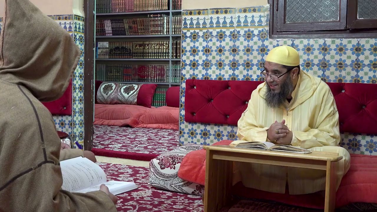 طالبان يختمان لامية الأفعال لابن مالك بفضل الله على يد الشيخ ابي اليسر المراكشي