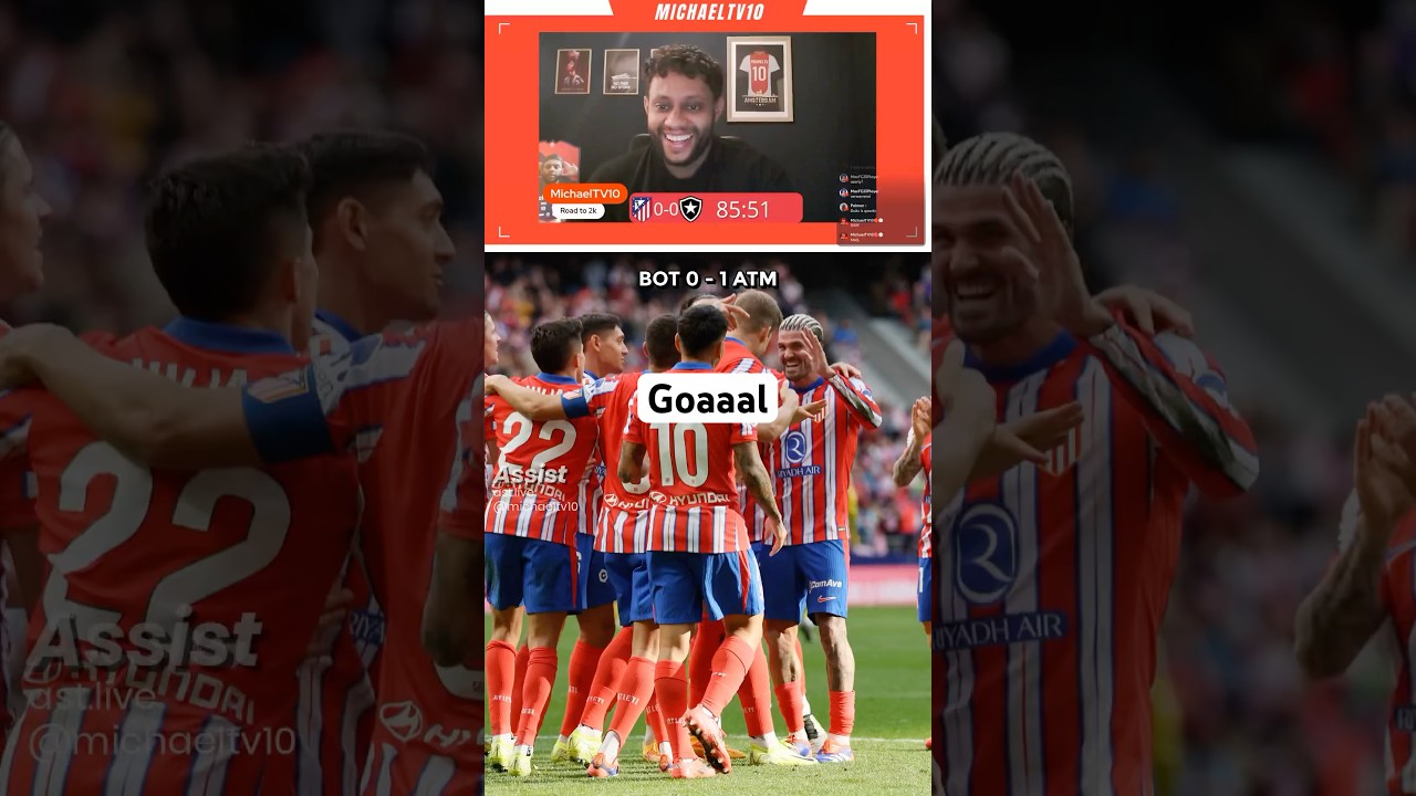 Atletico Madrid 1-0 Botafogo | Club World Cup | Watch Along Highlights #atleticomadrid #botafogo