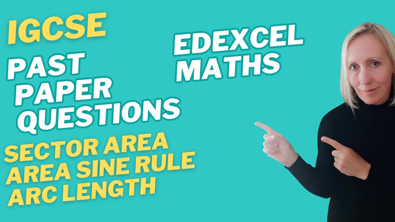 Sector Area, Sine Area, Arc Length Exam Questions